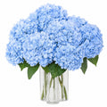 Ramo de Hortensias Artificiales Azules Decoración Floral 50 cm Interior