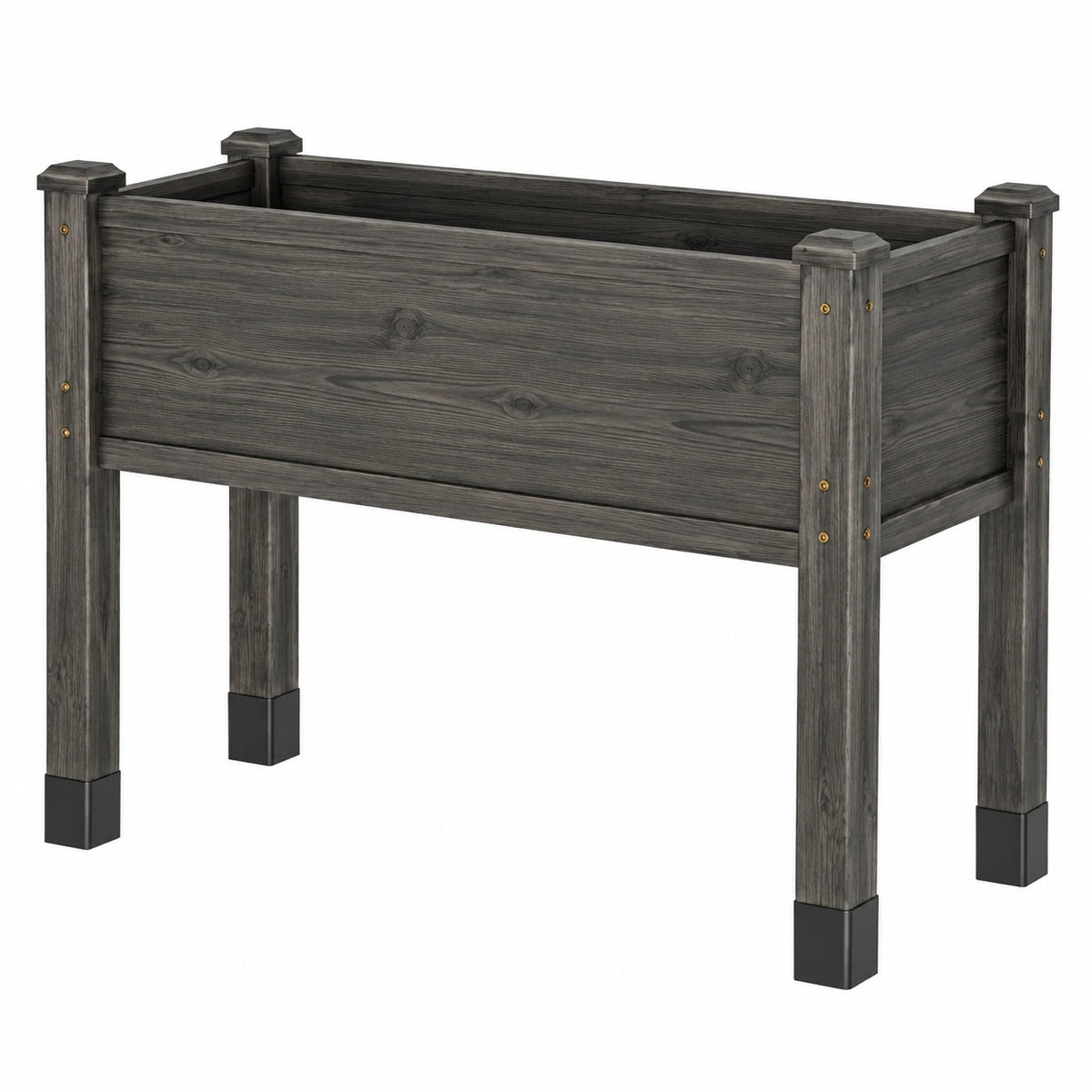 Macetero Elevado Gris 80x30x80cm