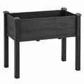 Cama Elevada de Cultivo para Jardín en Color Negro