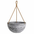 Maceta Colgante Redonda para Exterior e Interior Gris