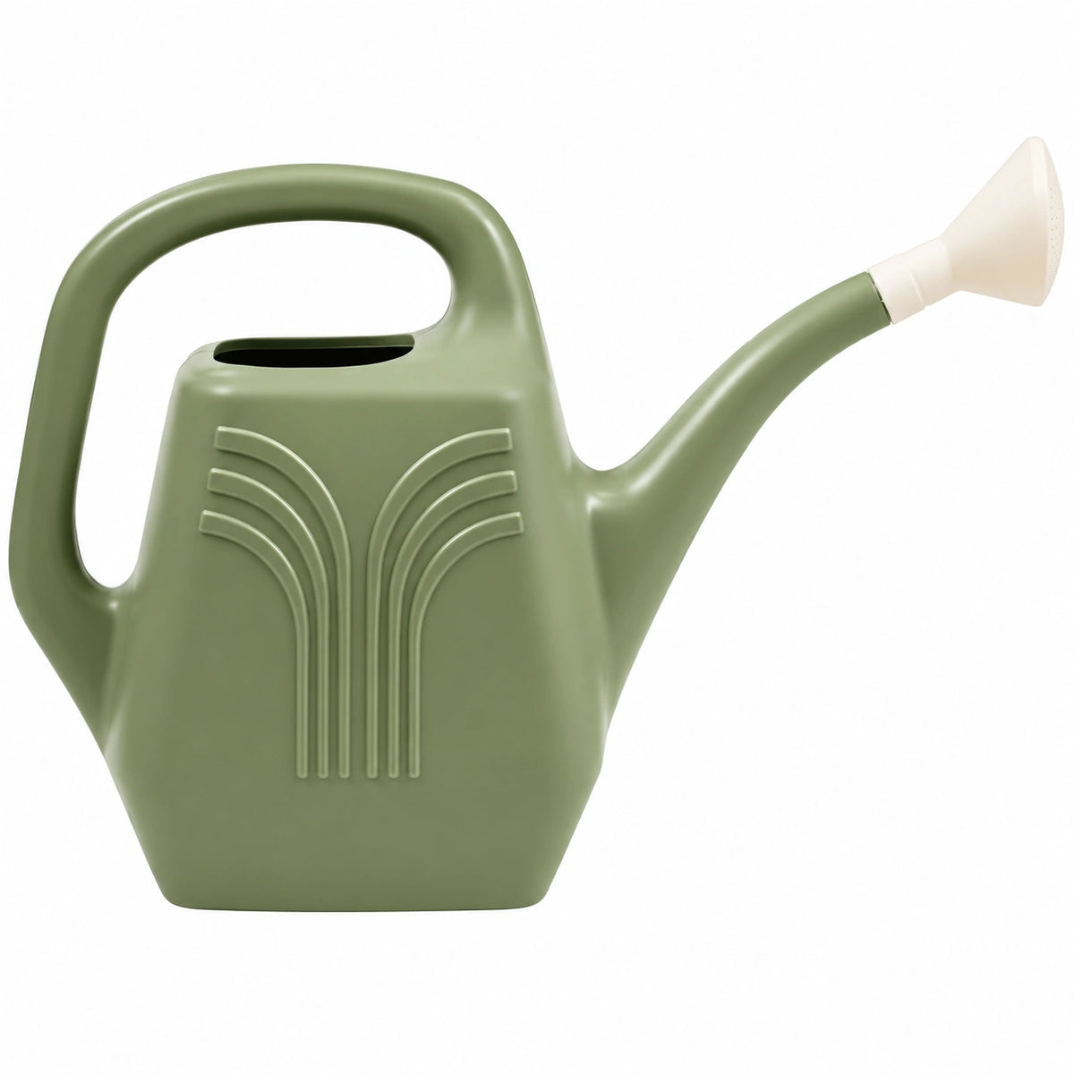 Regadera ergonómica de 5L verde para jardín